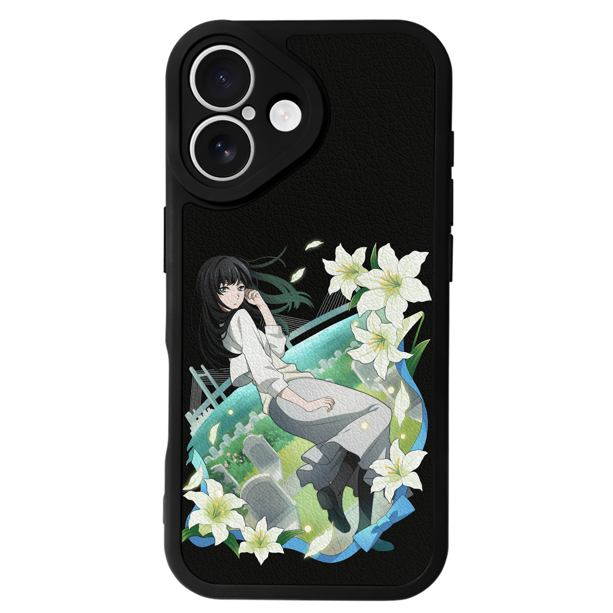 （画像用） 文豪ストレイドッグス Bungo Stray Dogs 【iPhone 16シリーズ対応】シリコンスマホケース（レザー調） 材質：シリコン
